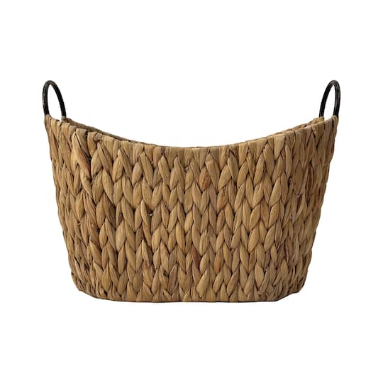 Michaels, Large Natural Basket with Handles by Ashland® – Category: Spring Baskets